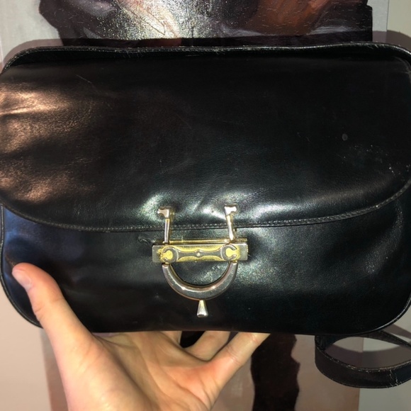 Celine - Authentic Vintage - Heavily Worn - Teen Triomphe Bag - As-Is Condition! - Picture 2 of 16